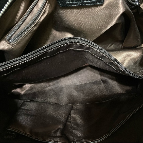 HESHE Bag Purse 15in x 10in Genuine Leather - Picture 5 of 6